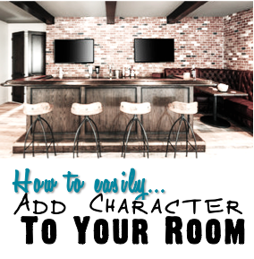 How to easily add character to your room