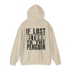 IF LOST LWP - Heavy Blend™ Hooded Sweatshirt (Black Letters)