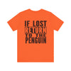 If Lost_Unisex Jersey Short Sleeve Tee