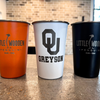 Custom Laser Engraved Metal 16oz Pint Glass | Personalize With Your Logo