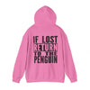 IF LOST LWP - Heavy Blend™ Hooded Sweatshirt (Black Letters)