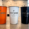 Custom Laser Engraved Metal 16oz Pint Glass | Personalize With Your Logo