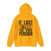 IF LOST LWP - Heavy Blend™ Hooded Sweatshirt (Black Letters)